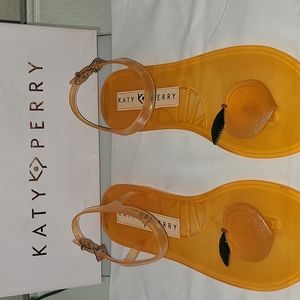 Used Peach Katy Perry sandals